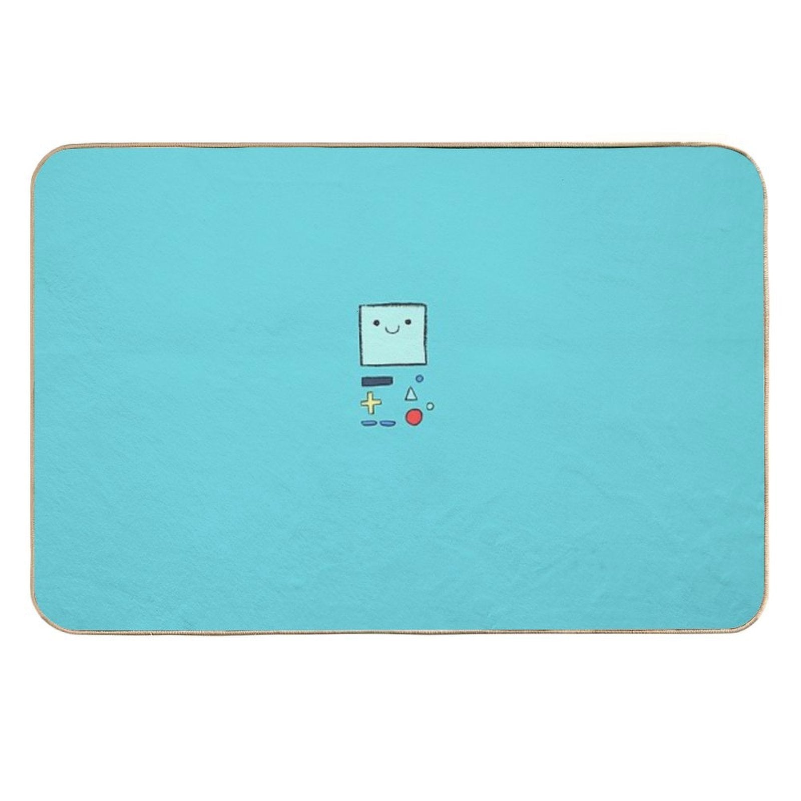 Cute, Handdrawn BMO  Stain-Proof Bath Mat