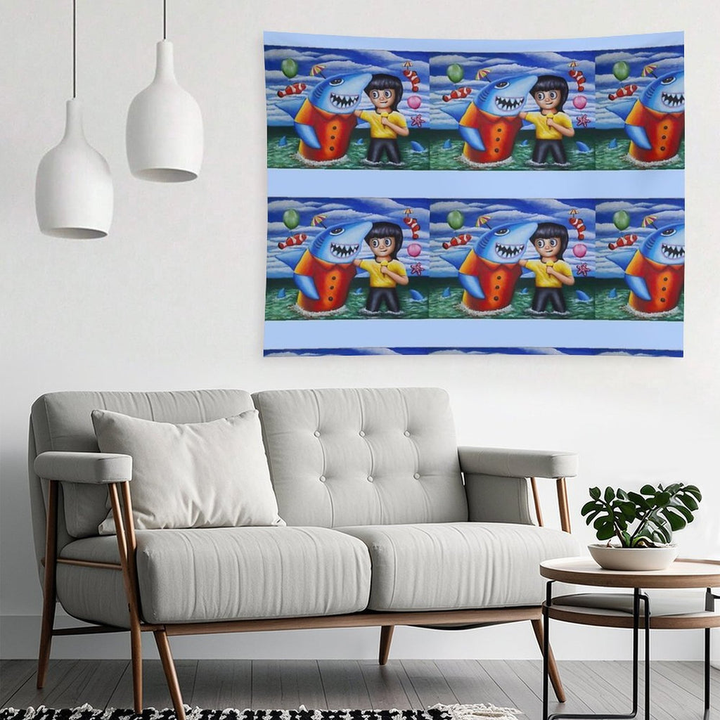 Go to The Sea with My Friends 02 Tapestry