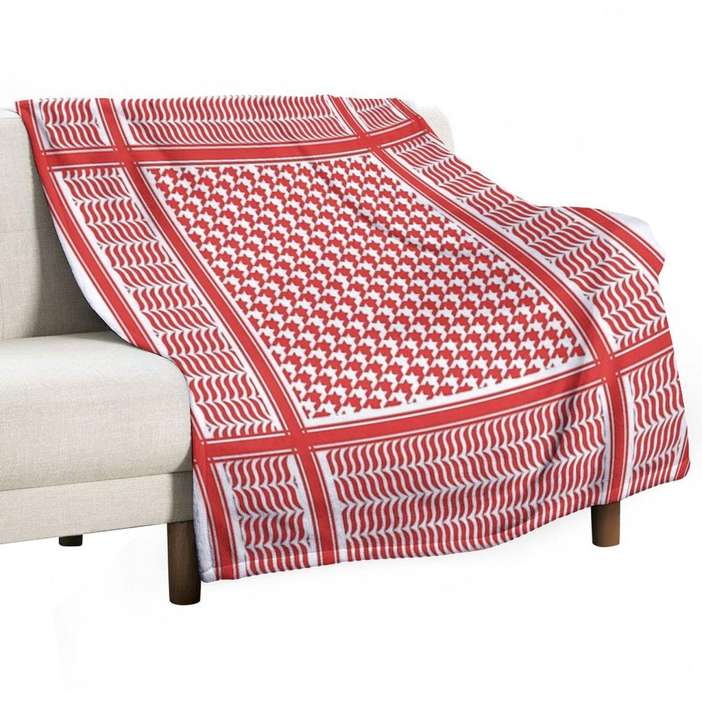 Shemagh & Ghutra Gift-ready Throw Blanket
