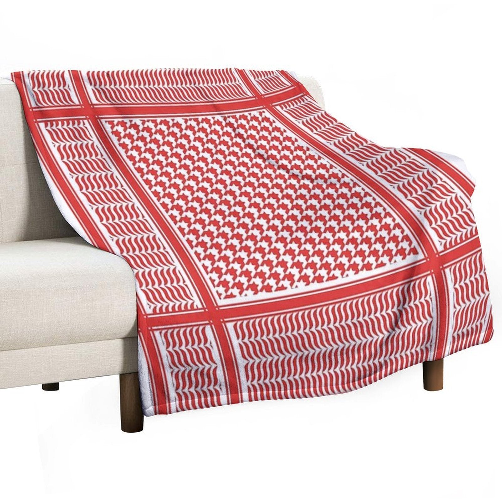 Shemagh & Ghutra Gift-ready Throw Blanket