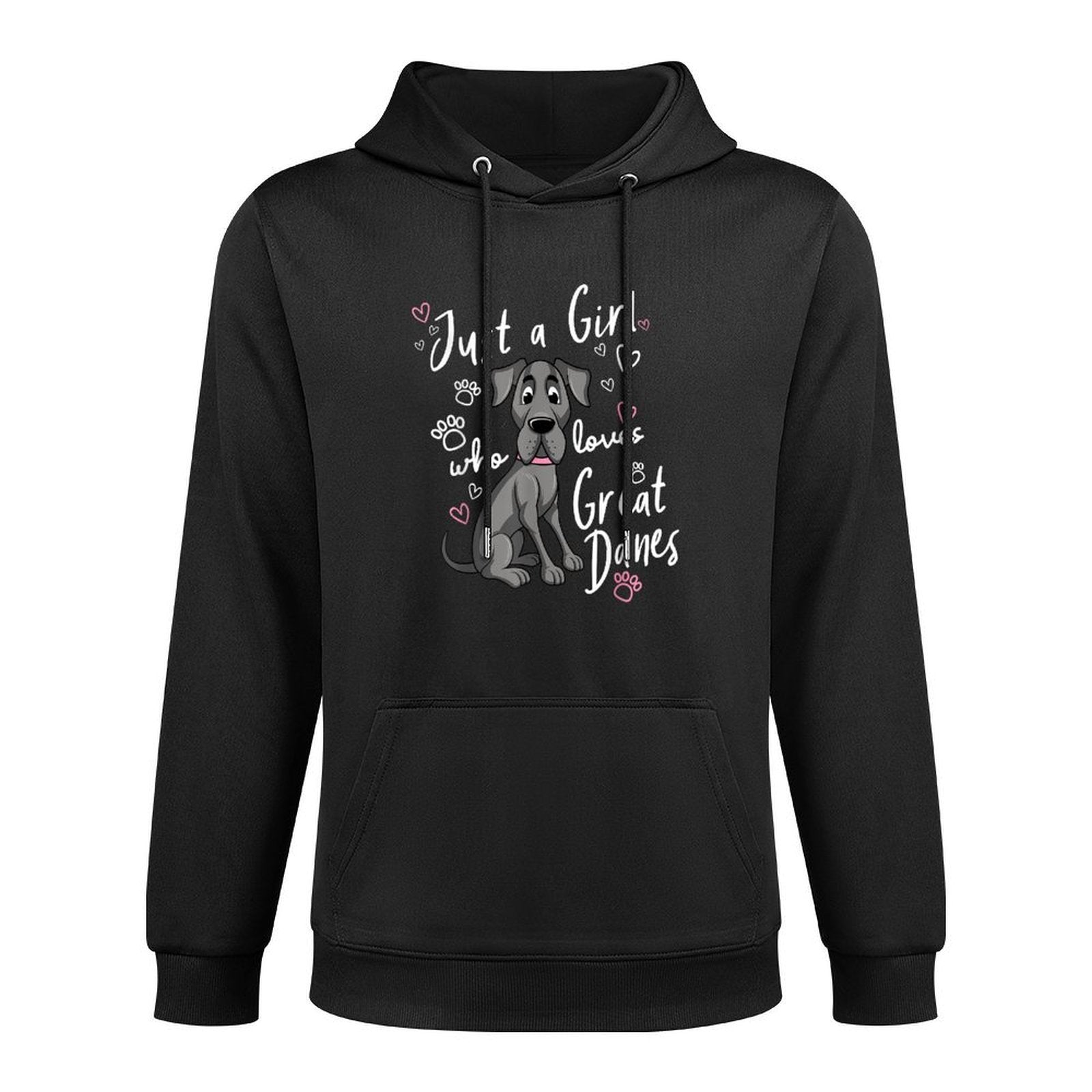 Funny Great Dane Dog Owner Pet Lover Puppy Women Kids Gift Shrink-Resistant Hoodie