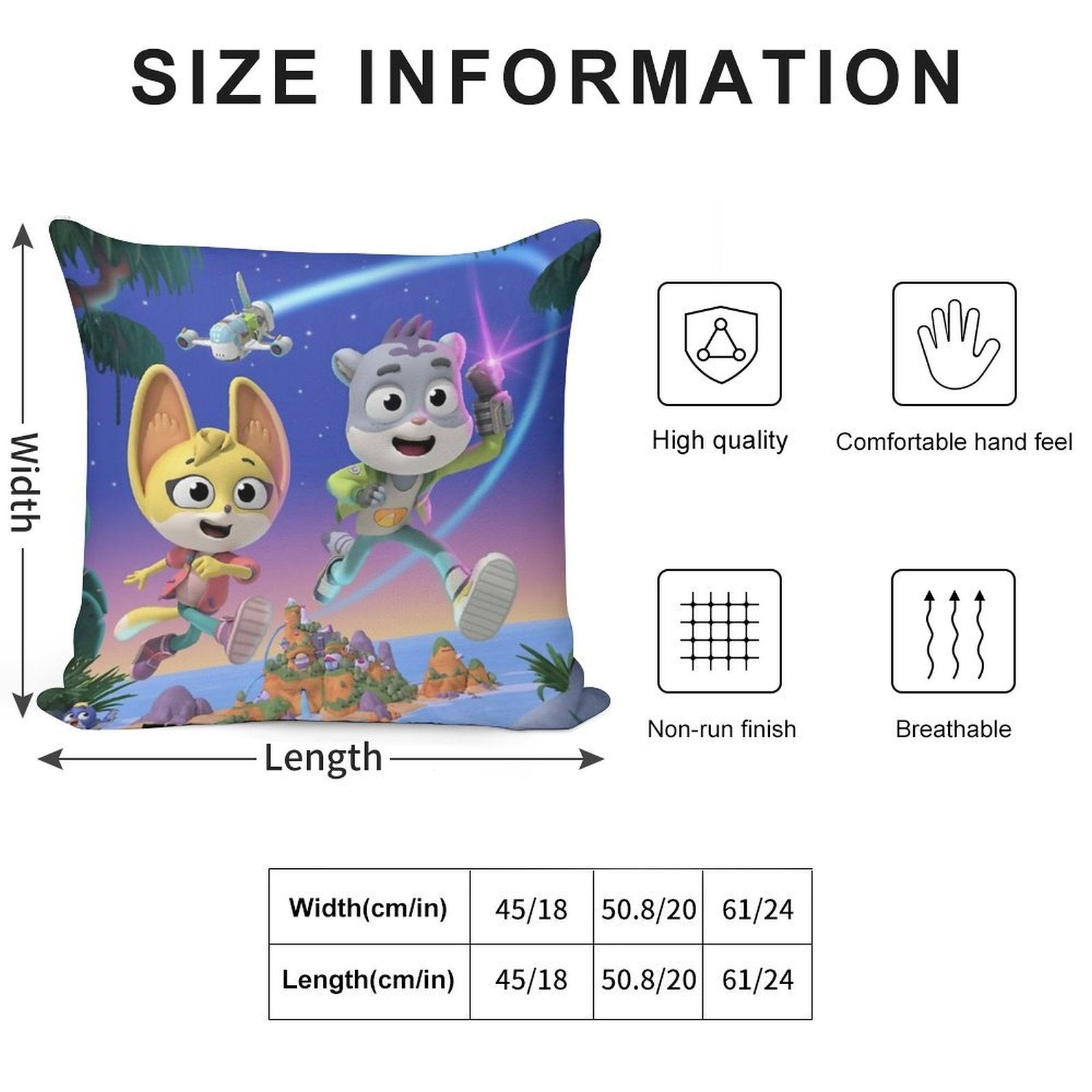 The Creature Cases Soft High-Density Material Throw Pillow