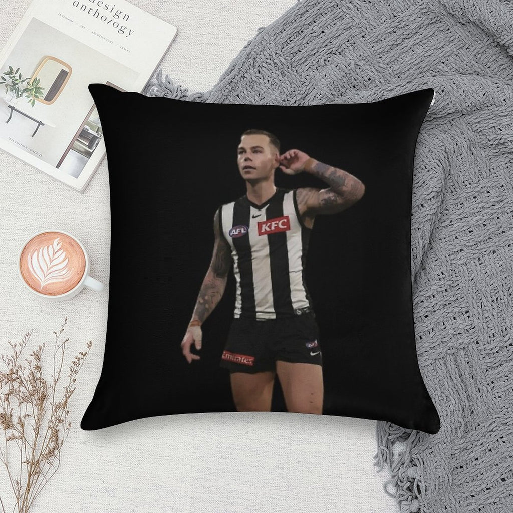 Jamie Elliott Clutch Goal Celebration Soft Easy Maintenance Throw Pillow