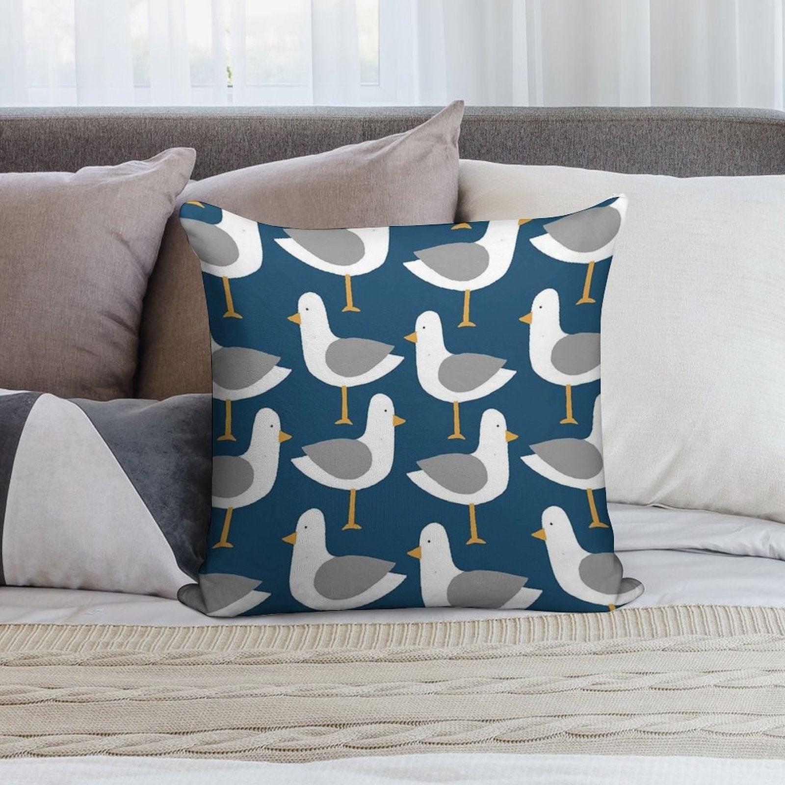 Seagull 4.0 Soft Warmth Comfort Throw Pillow