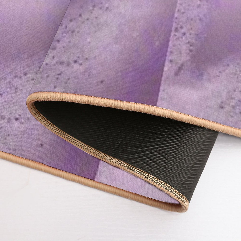 Bubbles Lavender  Slip-Resistant Bath Mat