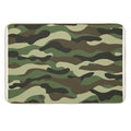 Camouflage Camo Military Design  Toxin-Free Bath Mat