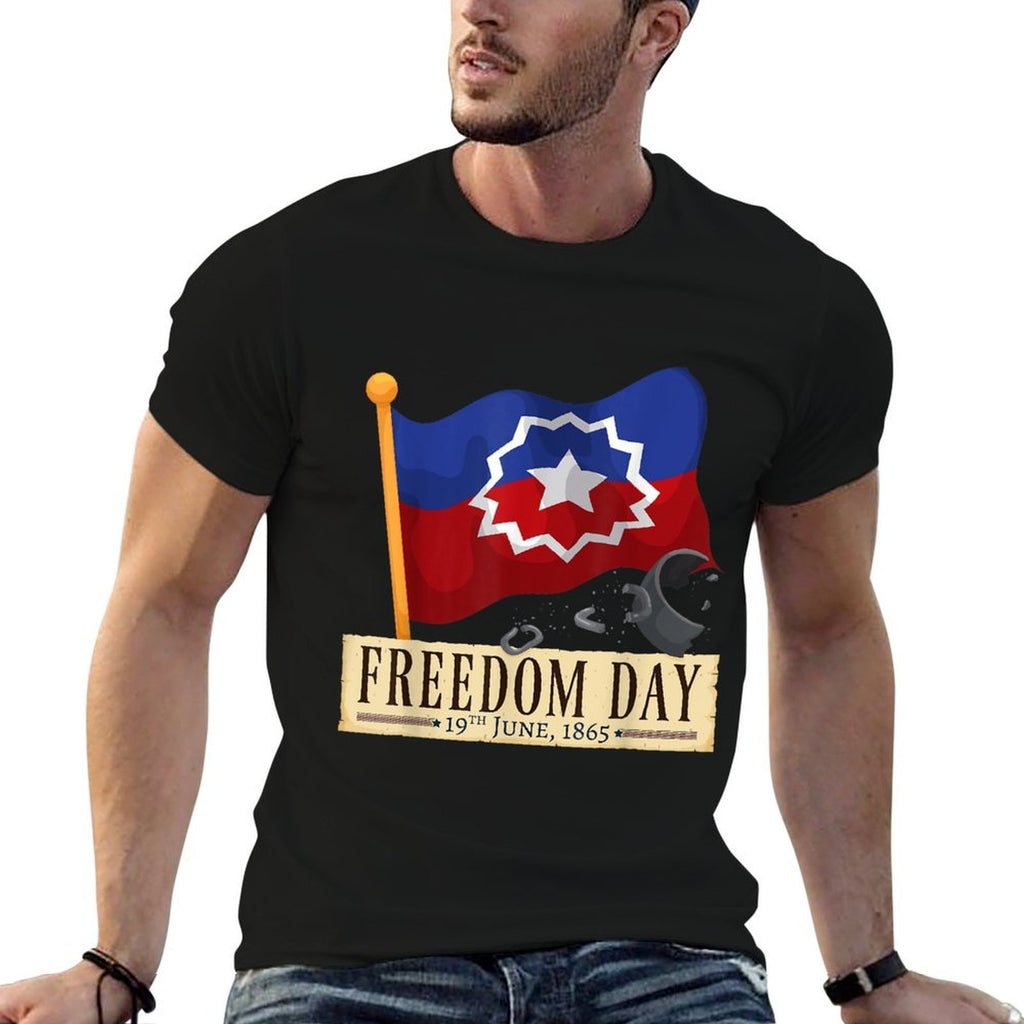Black Proud African American for Juneteenth  Graphic-printed T-Shirt