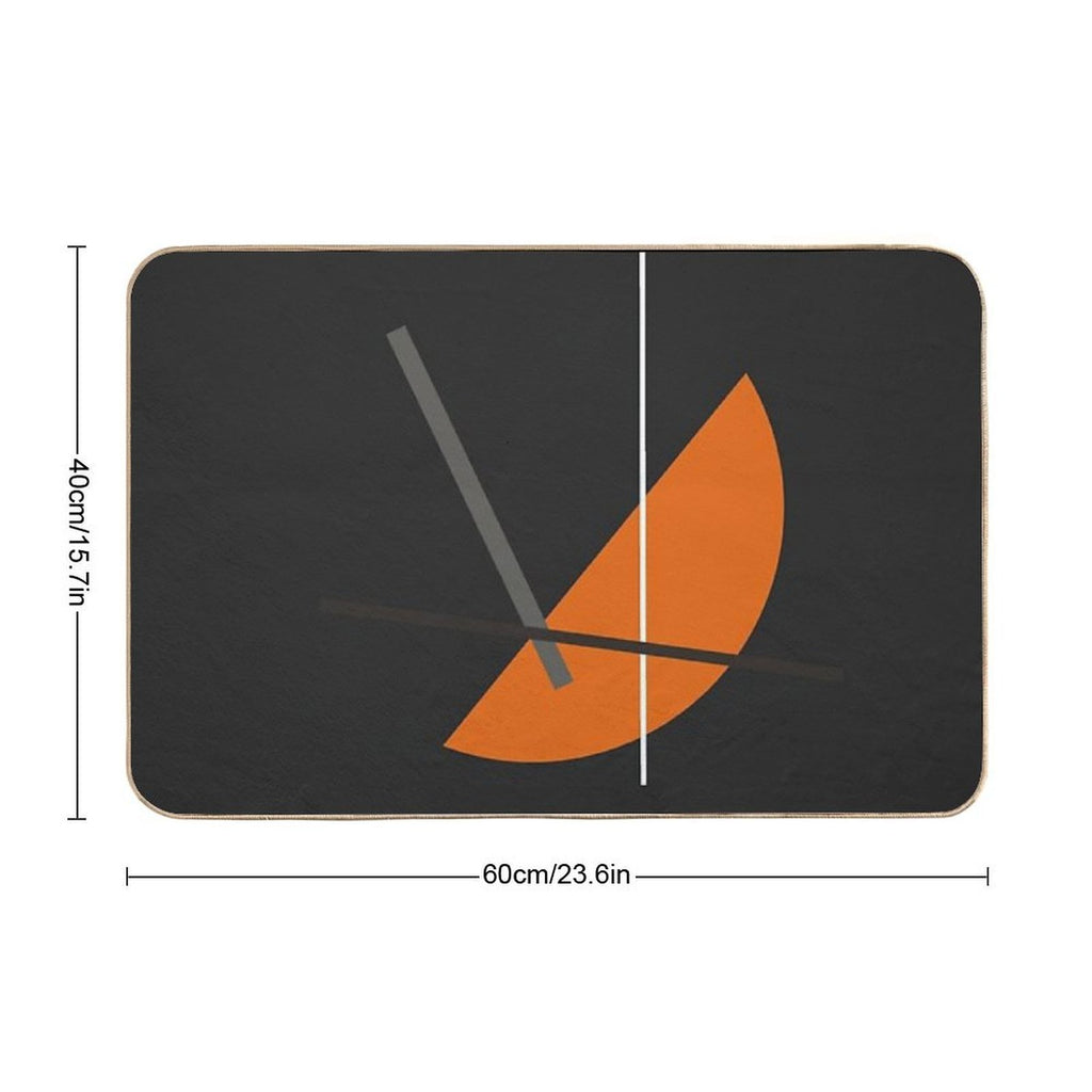 Geometric Abstract Art #8  Stain-Proof Bath Mat