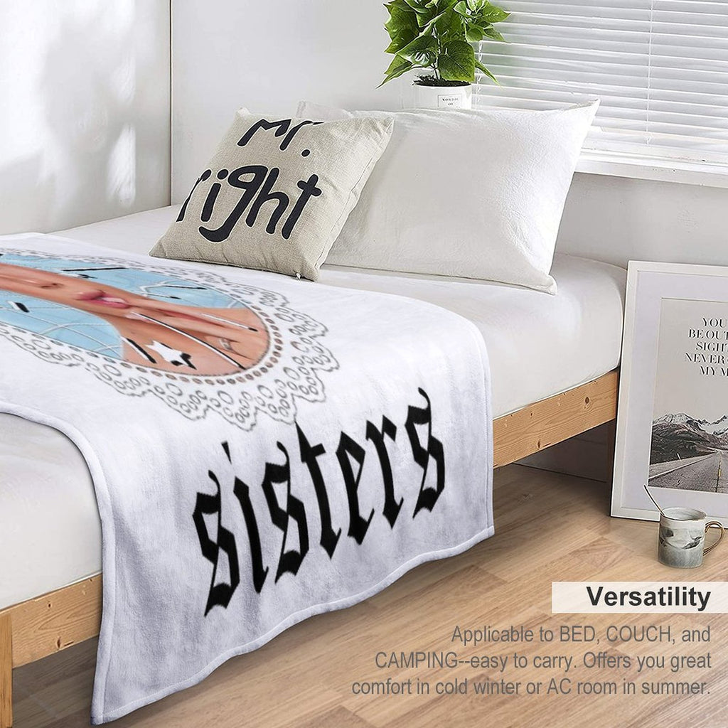 James Charles Sisters Easy Care Throw Blanket