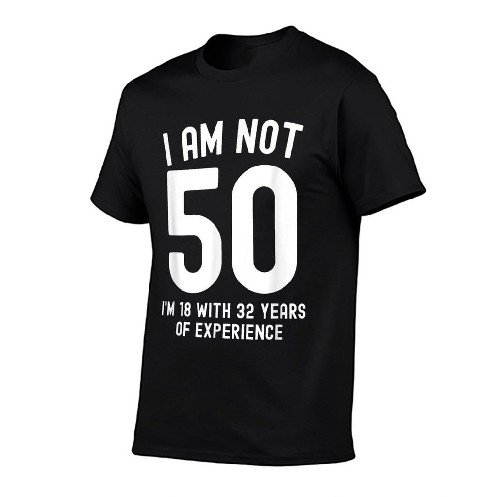 Funny 50th Birthdays Men Women Vintage 50 Year Old  Graphic-printed T-Shirt