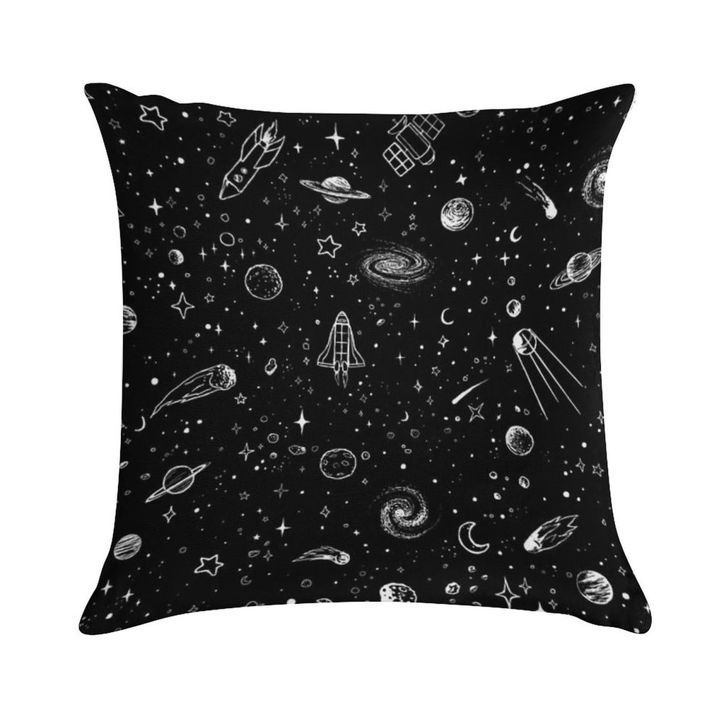 Space Soft Washable Throw Pillow