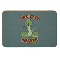 One Eyed Snakes  Easy To Clean Bath Mat