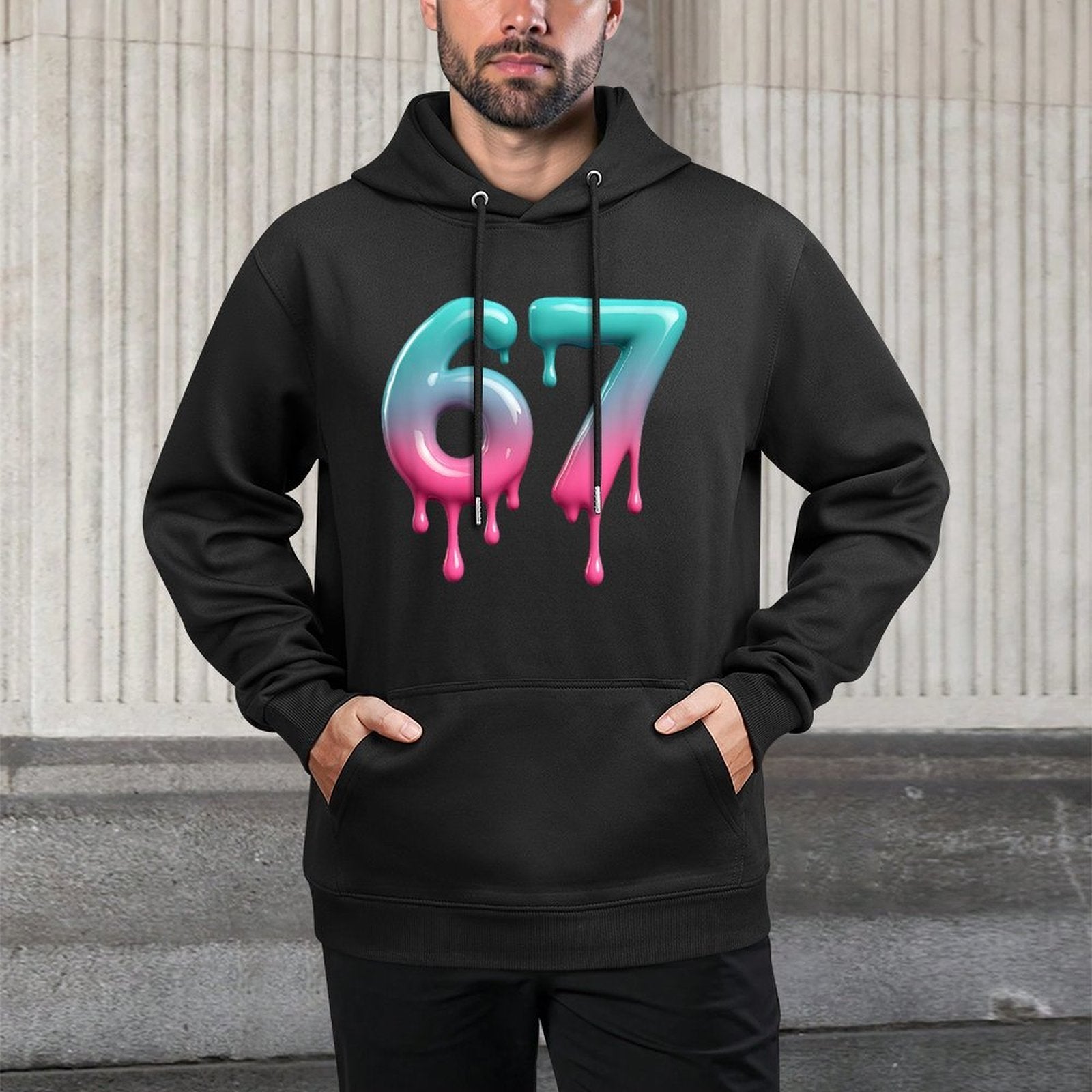 Six Seven 67 Meme for Gen Alpha Kids And Adults 6 7 Casual Wear Hoodie