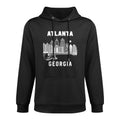 Atlanta Skyline Guitar Music Georgia Souvenir Atlanta Shape Retention Hoodie