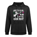 Just A Girl Who Loves Horse Meat Weird Cringe Oddly Casual Wear Hoodie