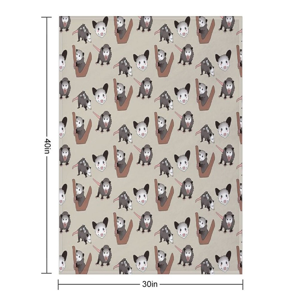 Opossums Pack Comfort Throw Blanket