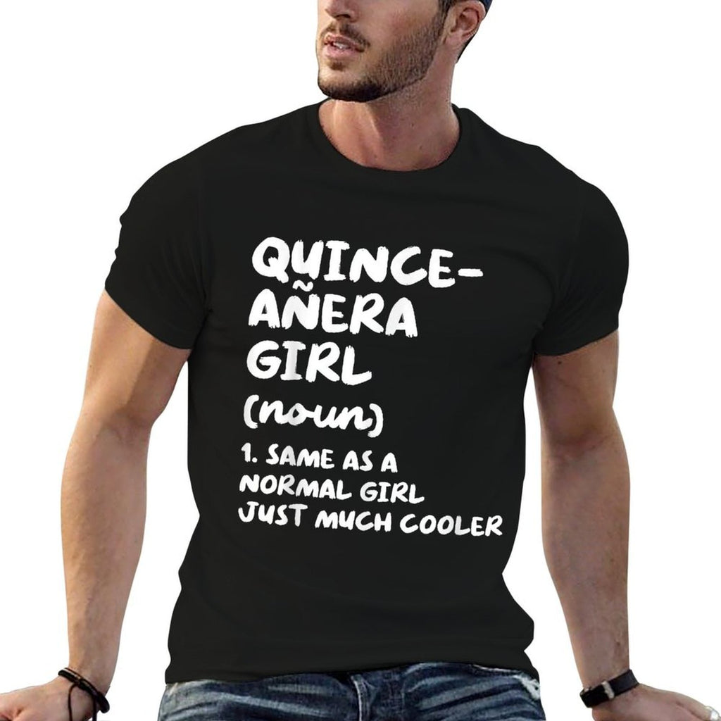 Quinceanera Girl Definition Funny 15th Birthday  Wrinkle-resistant T-Shirt