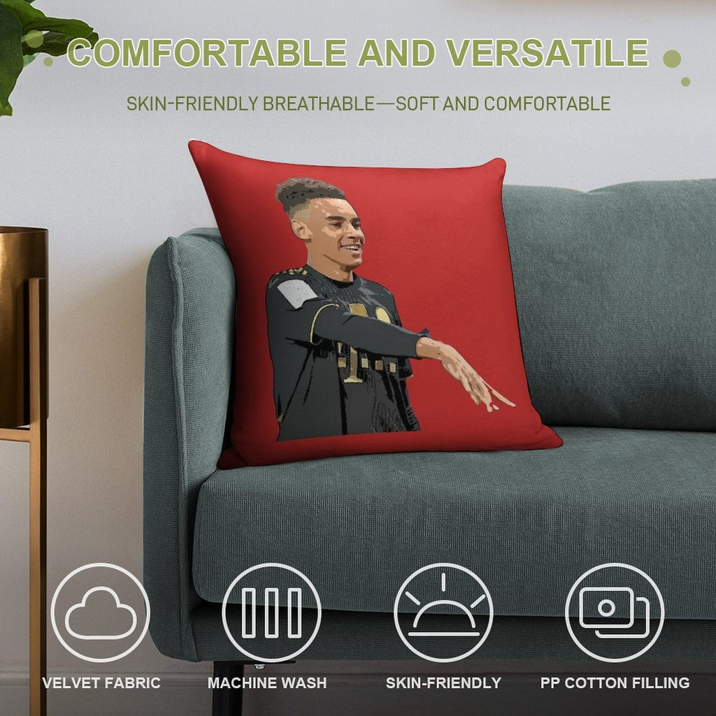 Jamal Musiala Soft Washable Throw Pillow