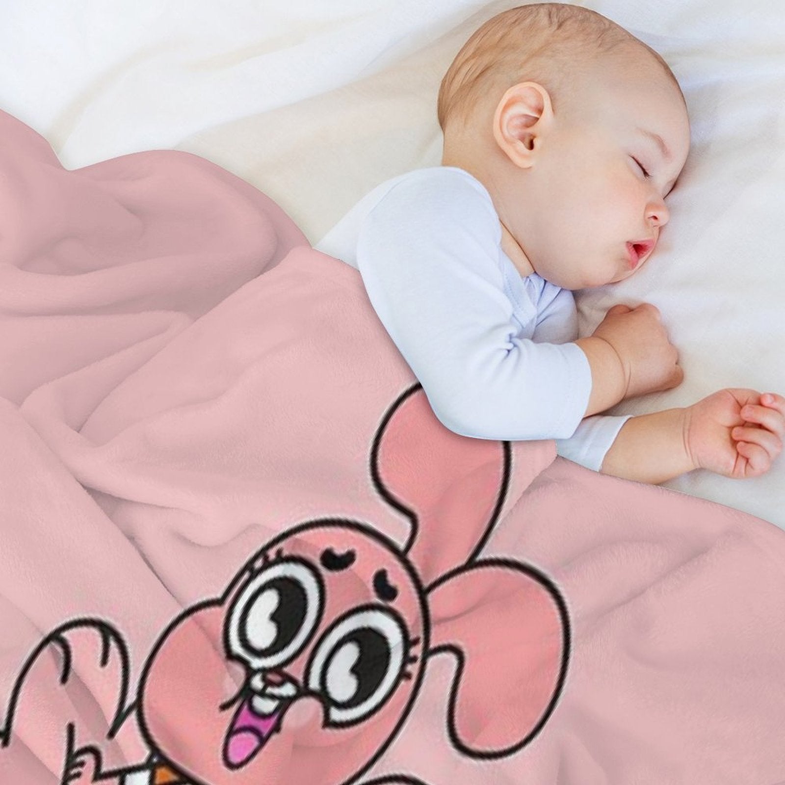 The Amazing World of Gumball Sustainable Throw Blanket
