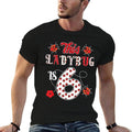 This Ladybug Is 6 Years Old 6th Birthday Girl Family Ladybug  Oversized Silhouette T-Shirt