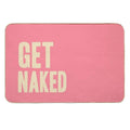 Get Naked - Pink And Peach Durable Bath Mat