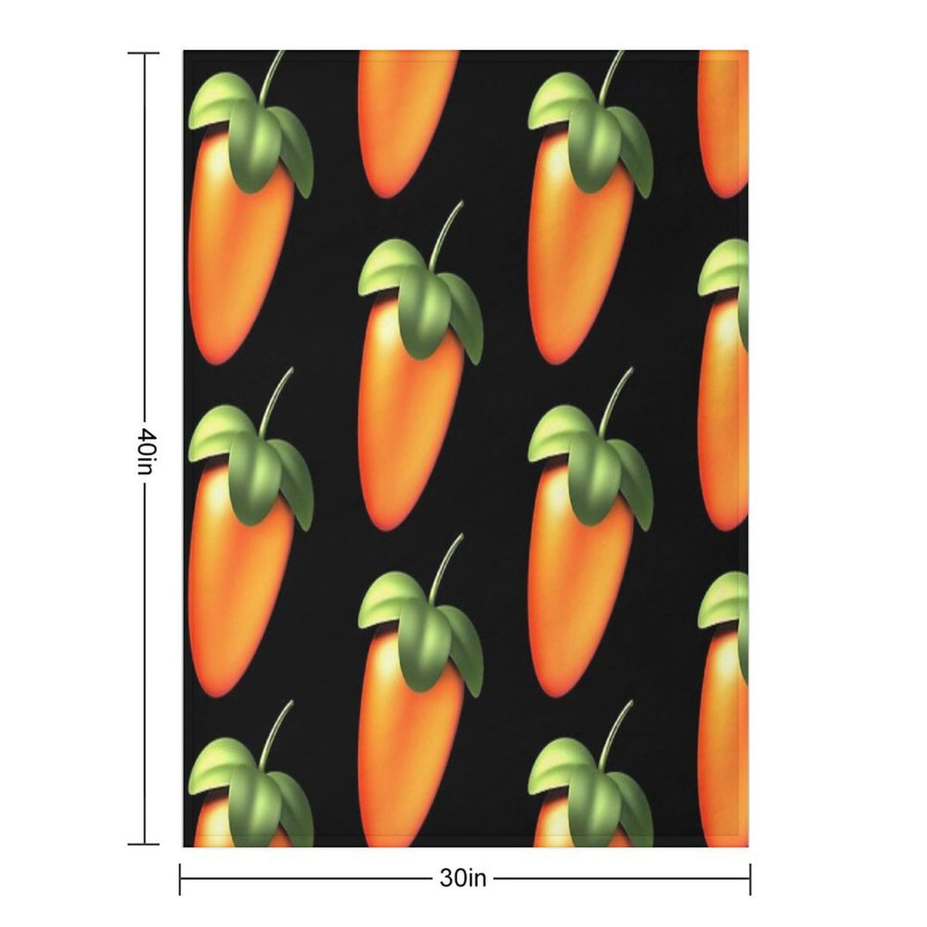 Fl Studio Logo Sticker Travel-friendly Throw Blanket