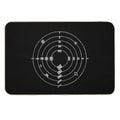 Ogham Wheel  Long-Lasting Bath Mat