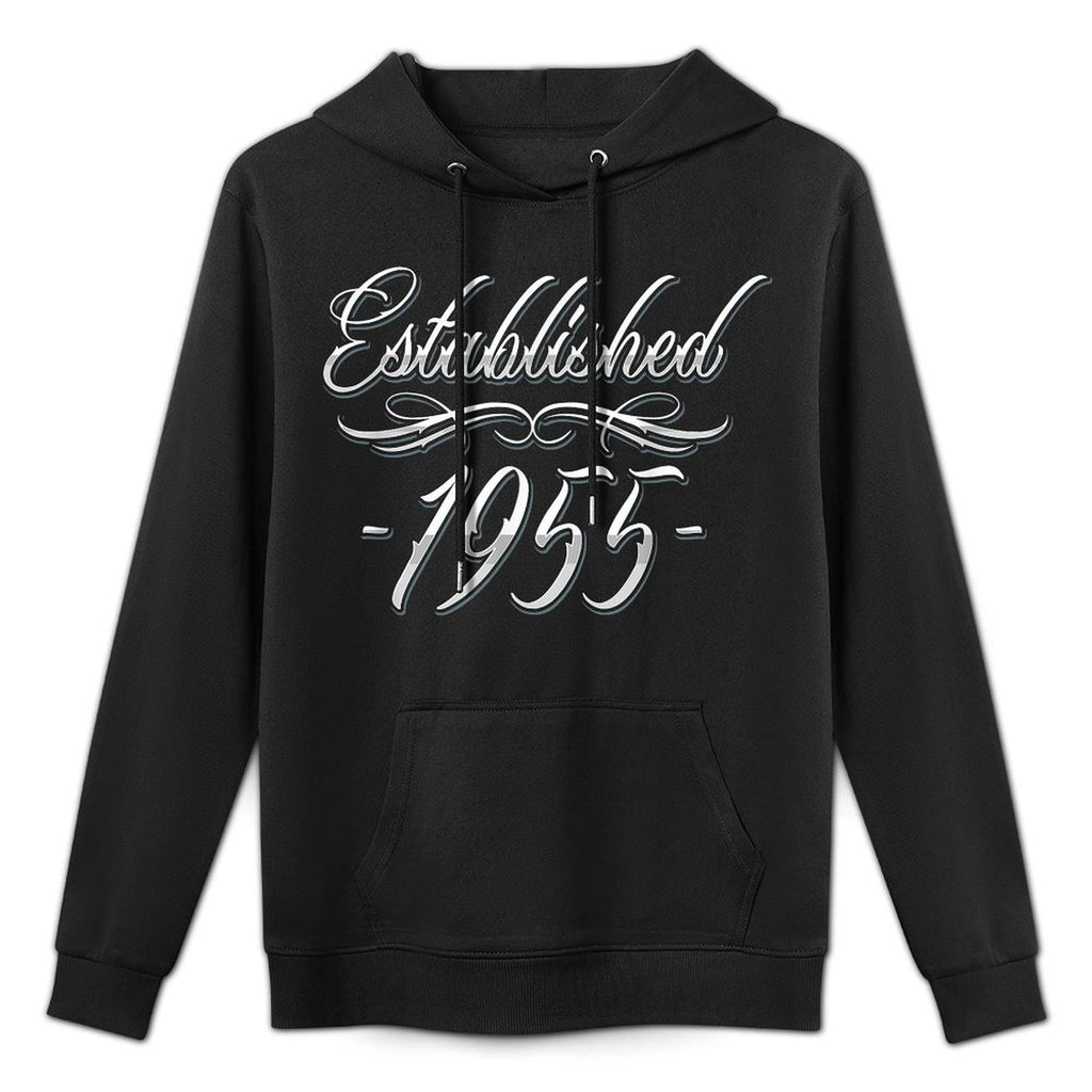 70 Year Old Birth Year Tattoo 70th Birthday Adjustable Hood Hoodie