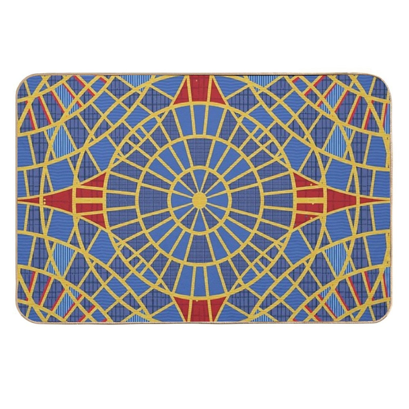 DragonCon Carpet Marriot with Details, Zoom  Anti-Trip Bath Mat