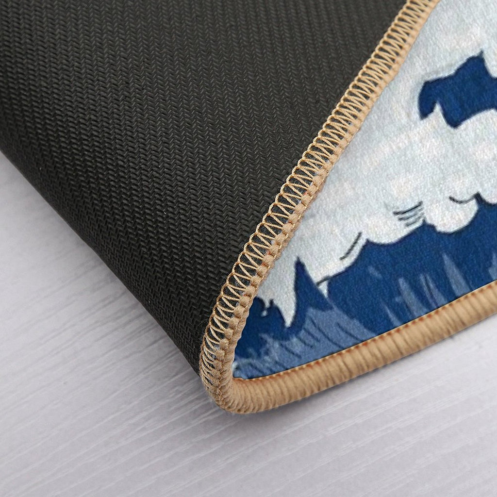 Ocean Waves  Absorbent Bath Mat