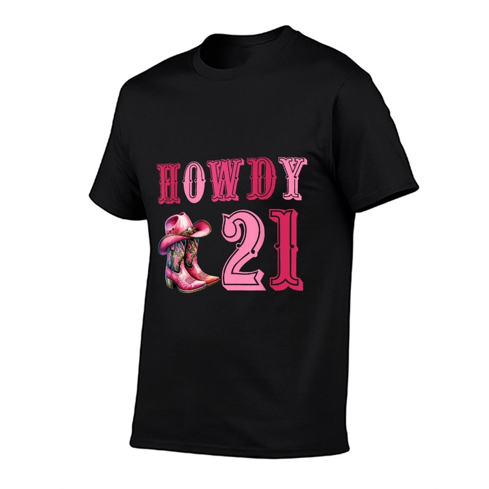 21st Birthday Howdy Birthday 2024 Western 21st Birthday  High-quality Stitching T-Shirt