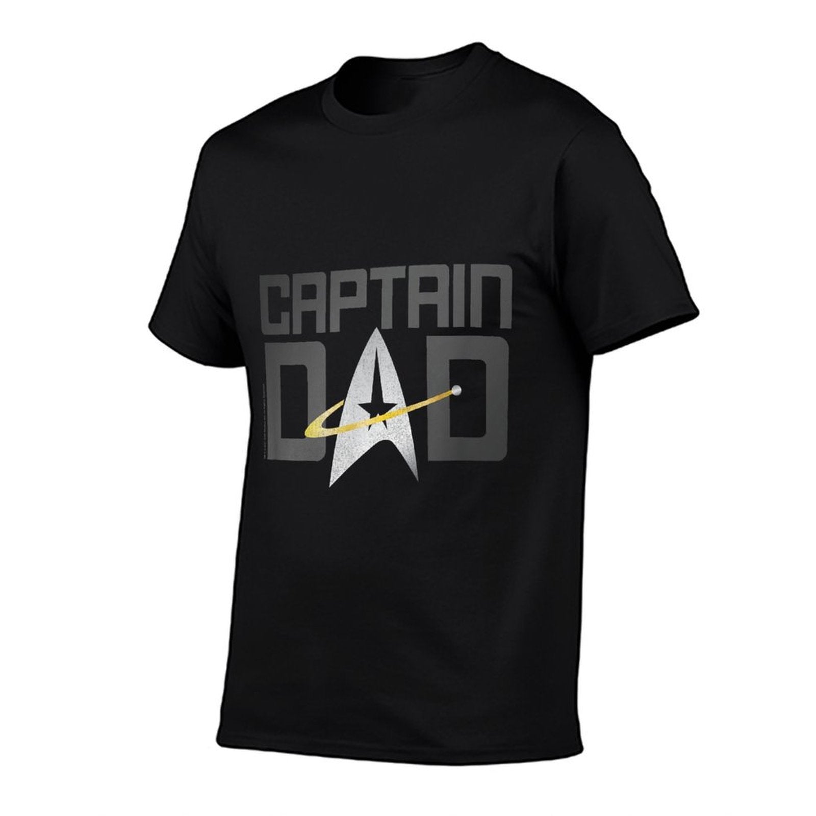 Star Trek The Next Generation Fathers Day Captain Dad  Slim-fit Cut T-Shirt
