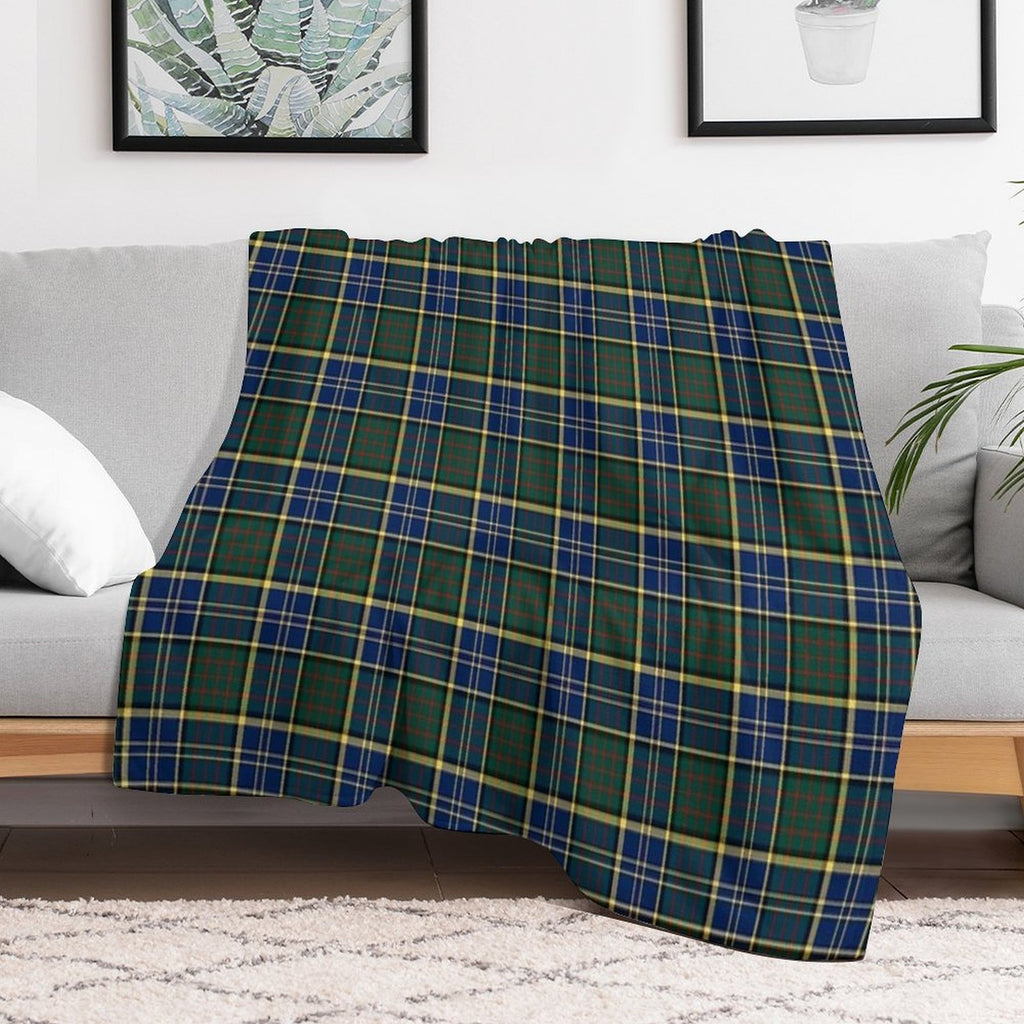 Clan MacMillan Hunting Tartan Eco-conscious Throw Blanket
