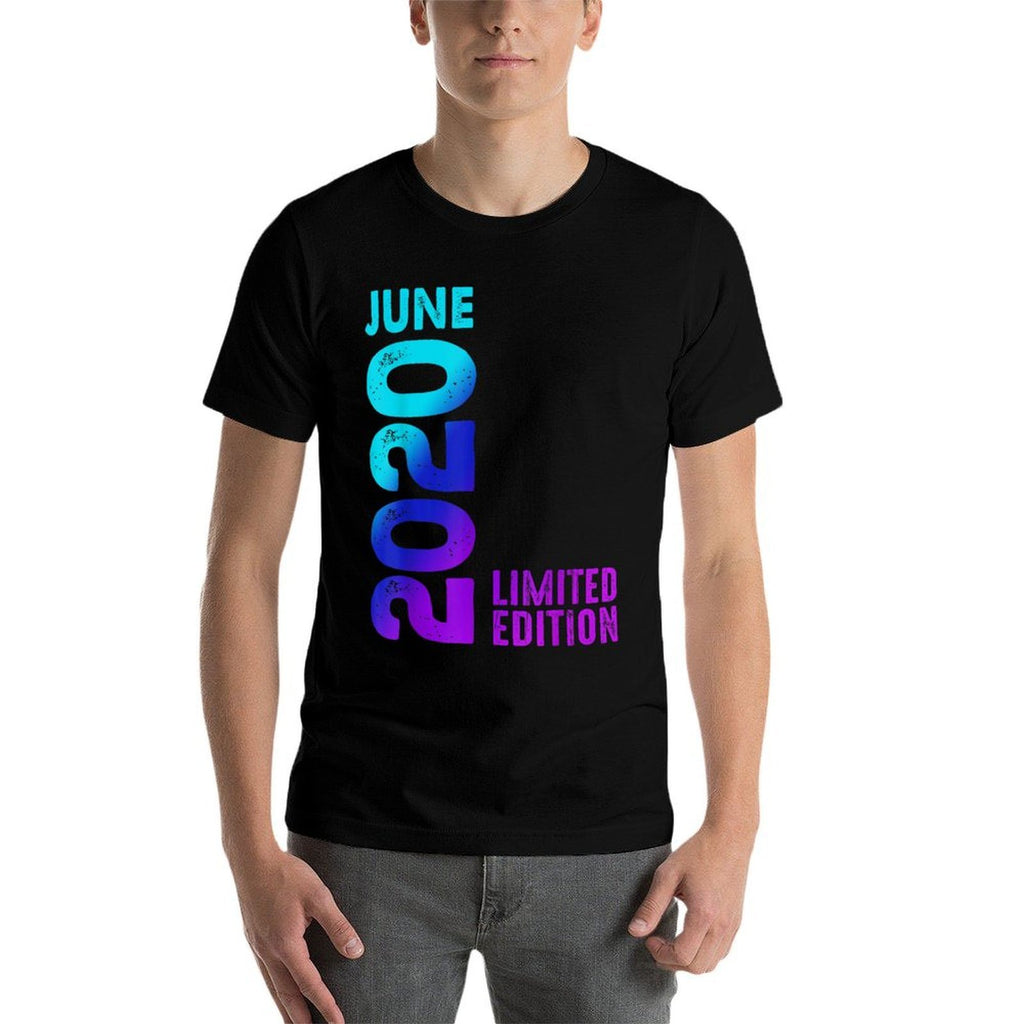 June 2020 Limited Edition Retro 2020 Vintage Year 2020  Summer-ready Fabric T-Shirt