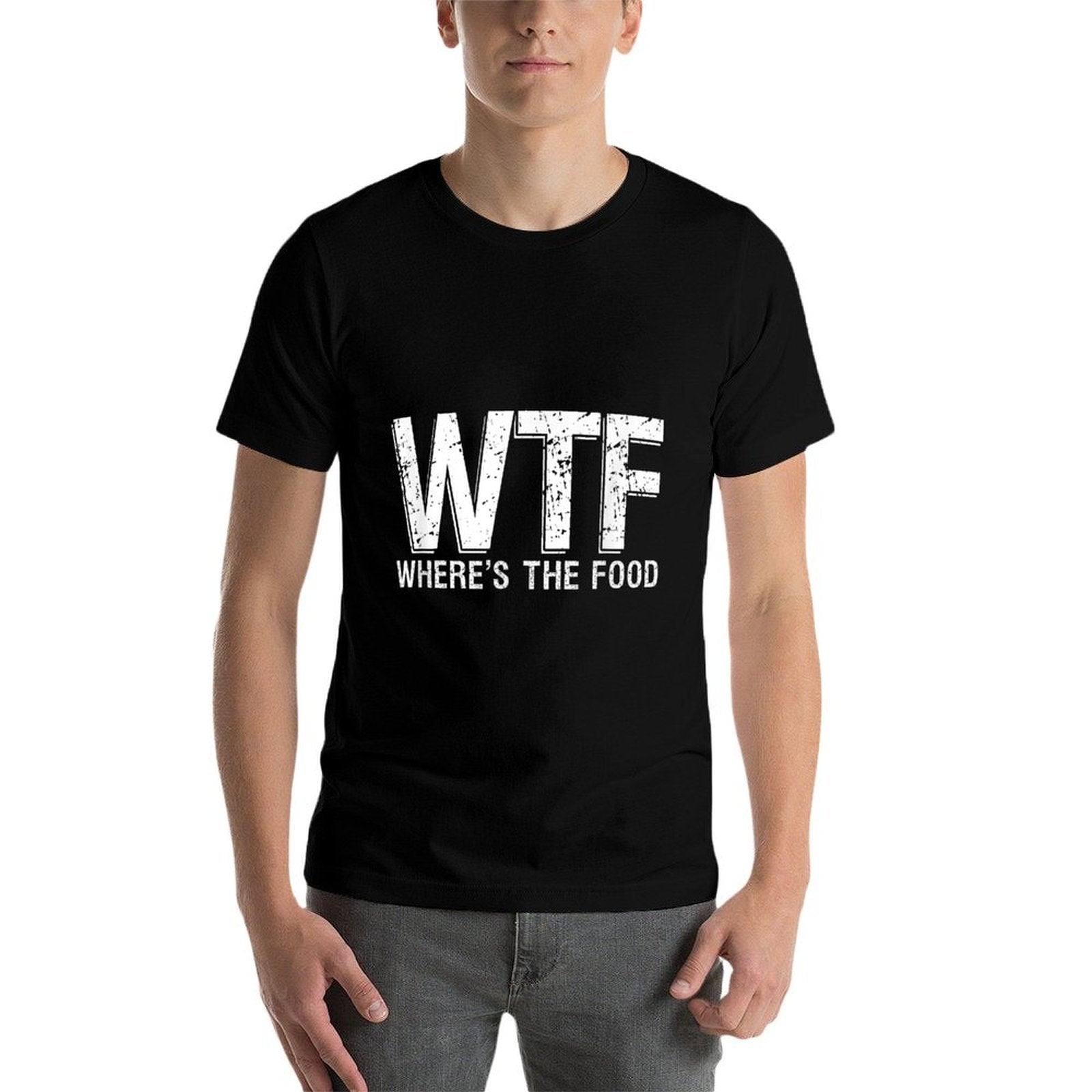 WTF Wheres The Food I Love Food  Moisture-wicking T-Shirt