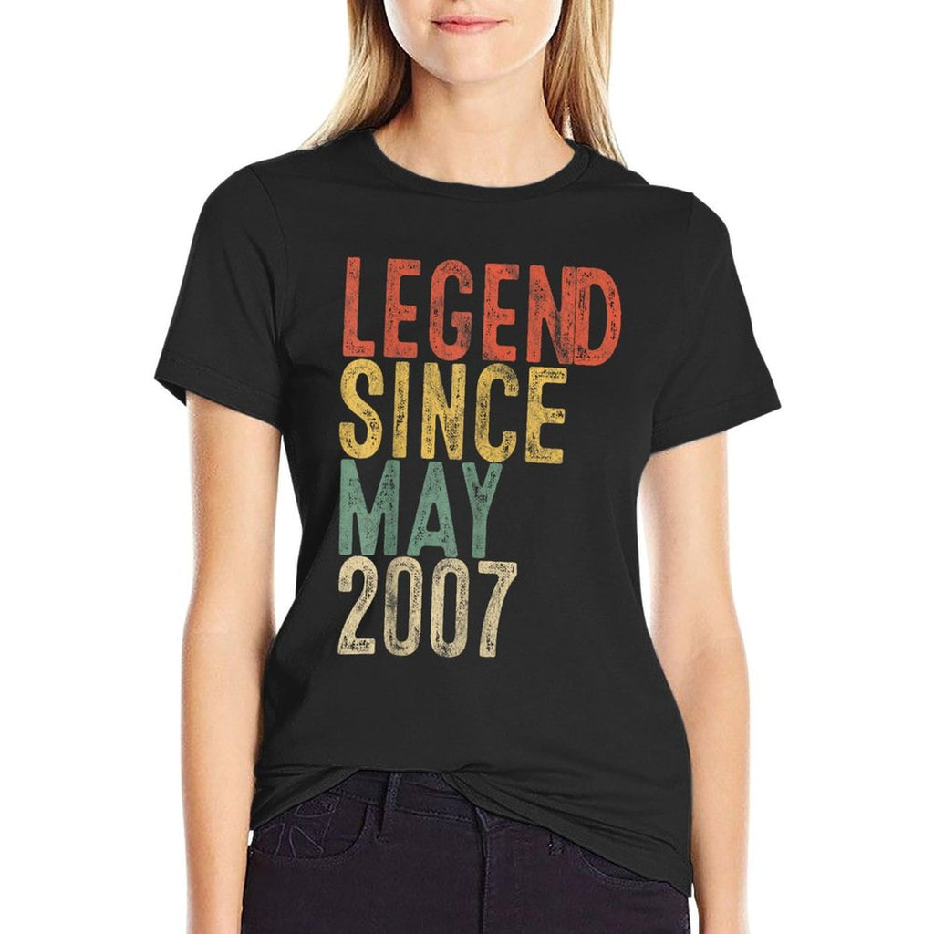 Legend 2007 18th Birthday Gifts for Men Women 18 Year Old  Odor-resistant T-Shirt