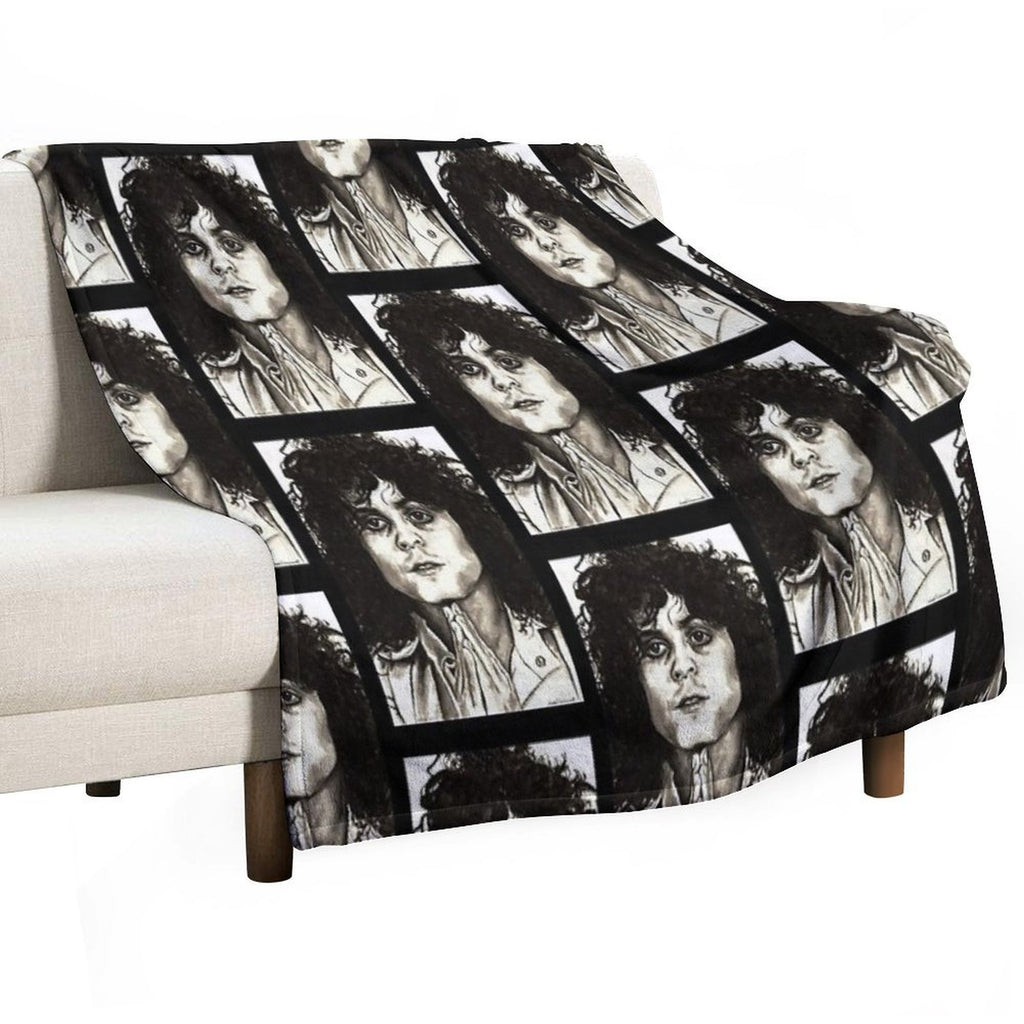 Marc Bolan Comfort Throw Blanket