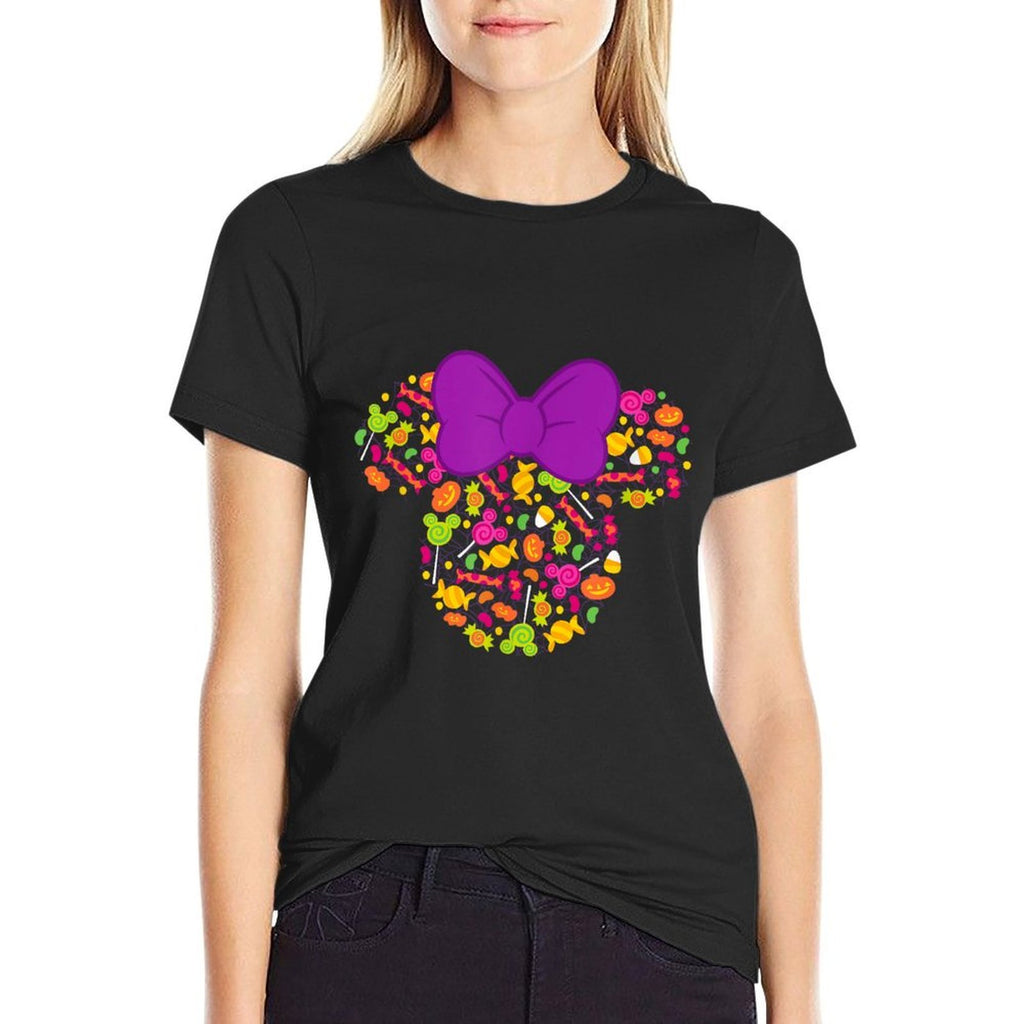 Disney Minnie Mouse Icon Candy Halloween  Quick-drying T-Shirt