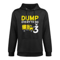 Kids Dump Everything Im 3 Truck Three Years Old 3rd Birthday Boy Machine Washable Hoodie