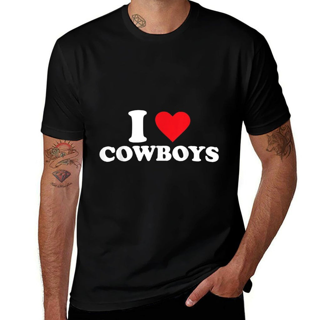 I Love Cowboys  Slim-fit Cut T-Shirt