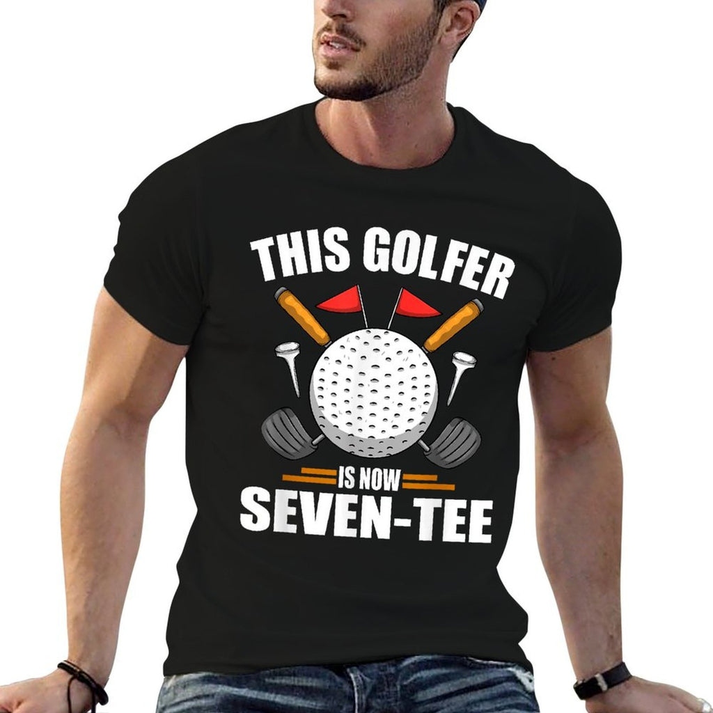 Birthday Golfs For Men 70th Year Old Golfer Golfing  Eco-friendly Material T-Shirt