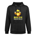 Womens Beer Time Madafakas Funny Duck Retro Relaxed Fit Hoodie