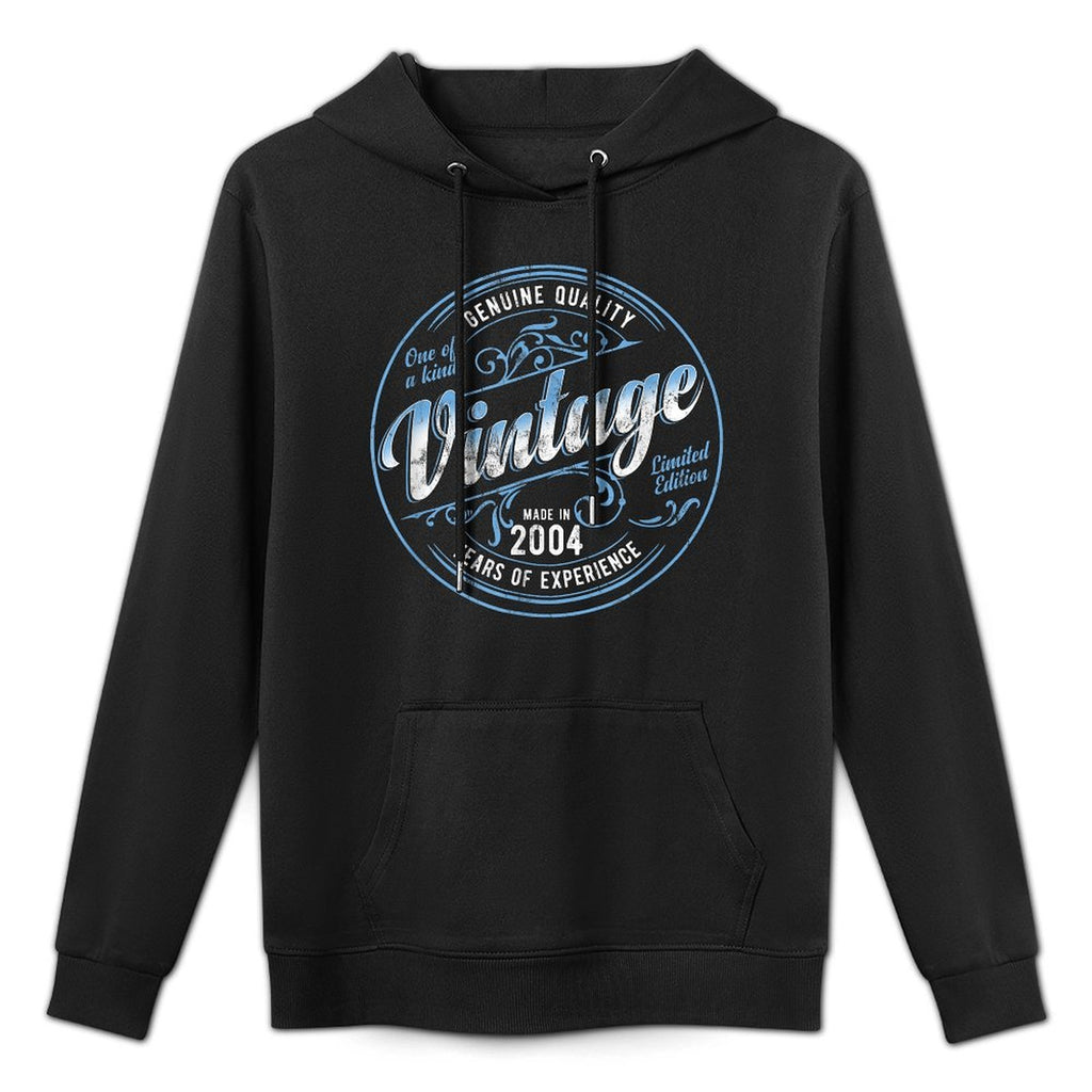 Vintage Born In 2004 Genuine & Original 21st Birthday Easy Care Hoodie