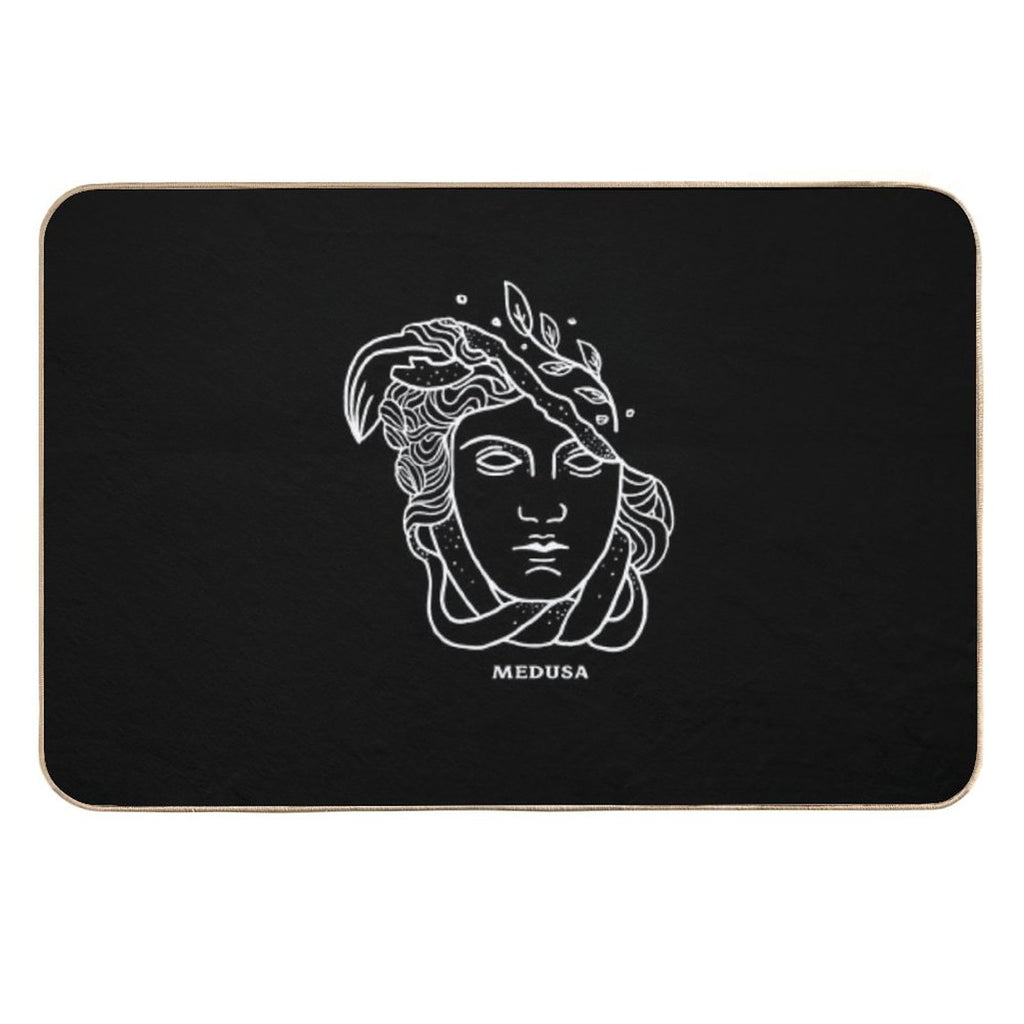 Head of Medusa Greek Mythology Durable Bath Mat