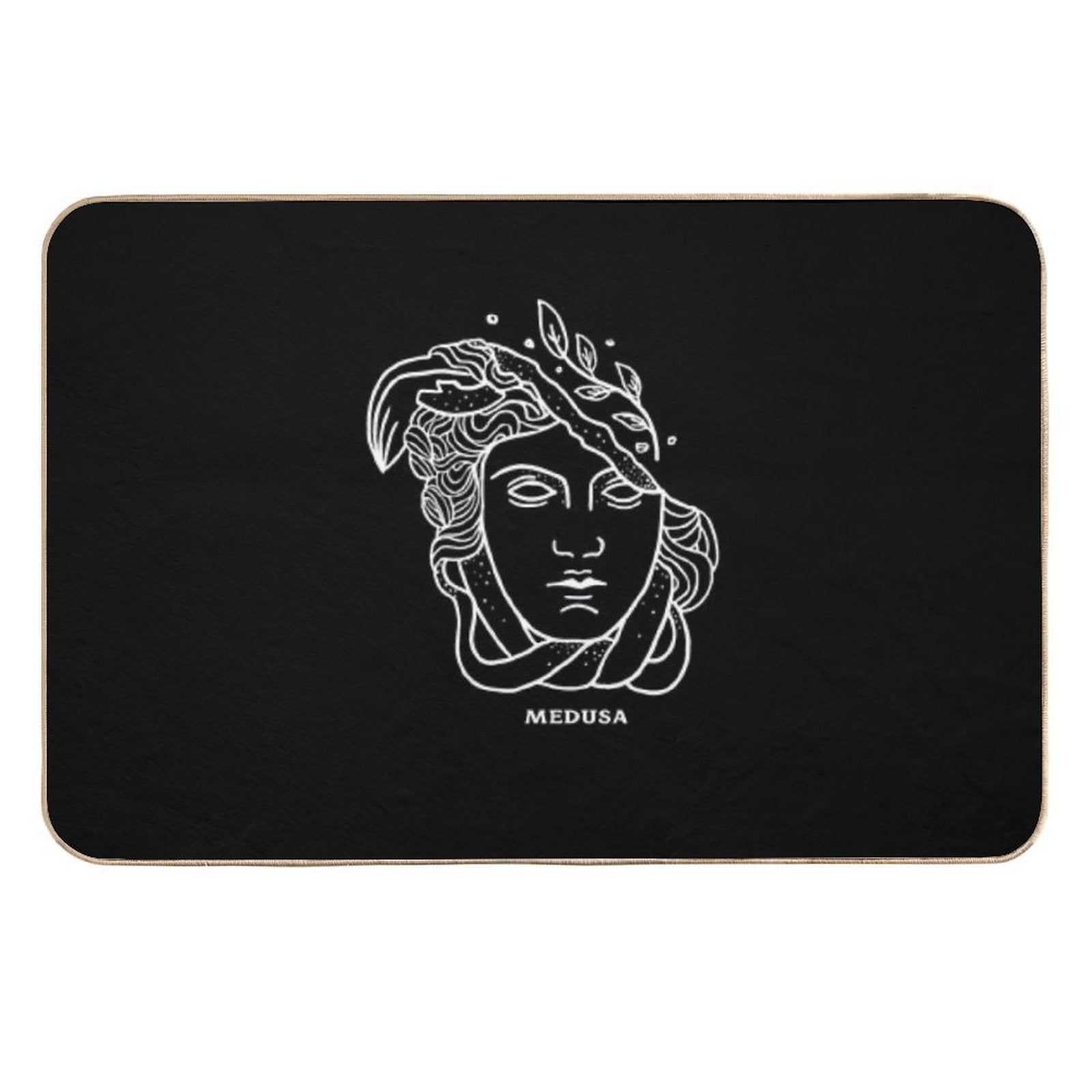 Head of Medusa Greek Mythology Durable Bath Mat
