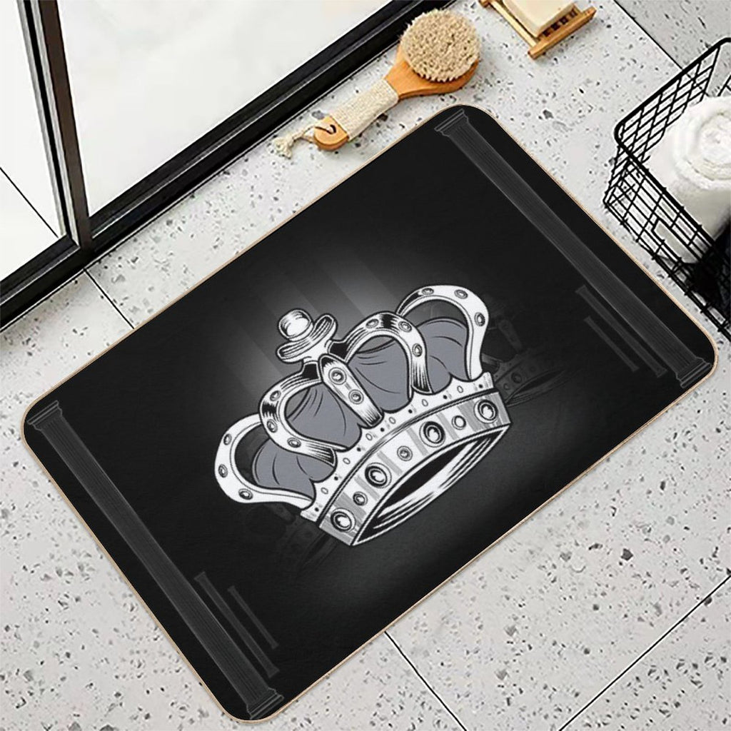 Crown - Grey 2  Easy Maintenance Bath Mat
