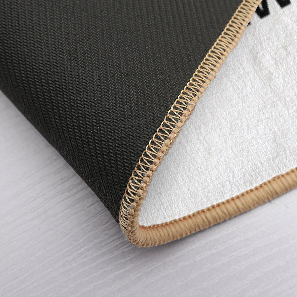 Hey You. You're Finally Awake  Fade-Resistant Bath Mat