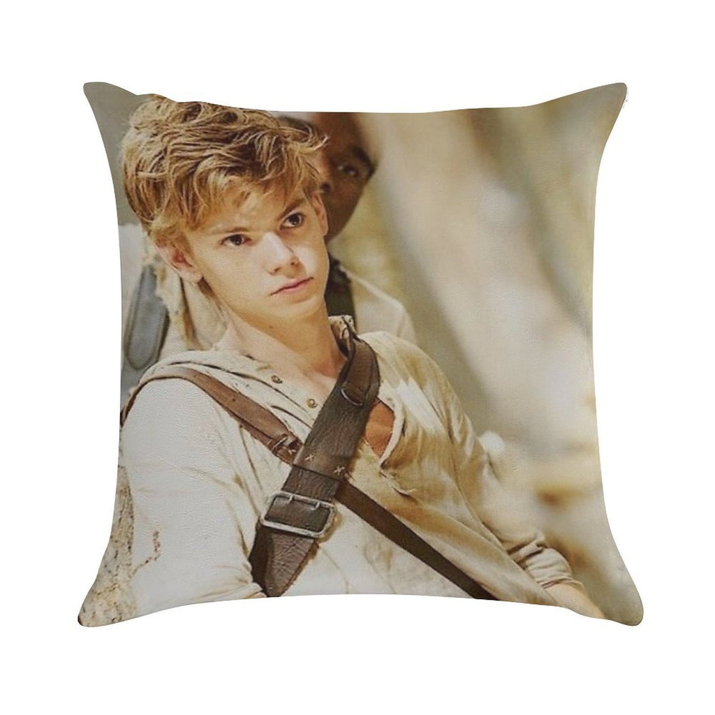 The Maze Runner - Newt 3 Soft Shrink-Resistant Throw Pillow