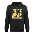 I'm This Many Bananas Old - Banana 2nd Birthday 2 Years Old Medium-Weight Fabric Hoodie