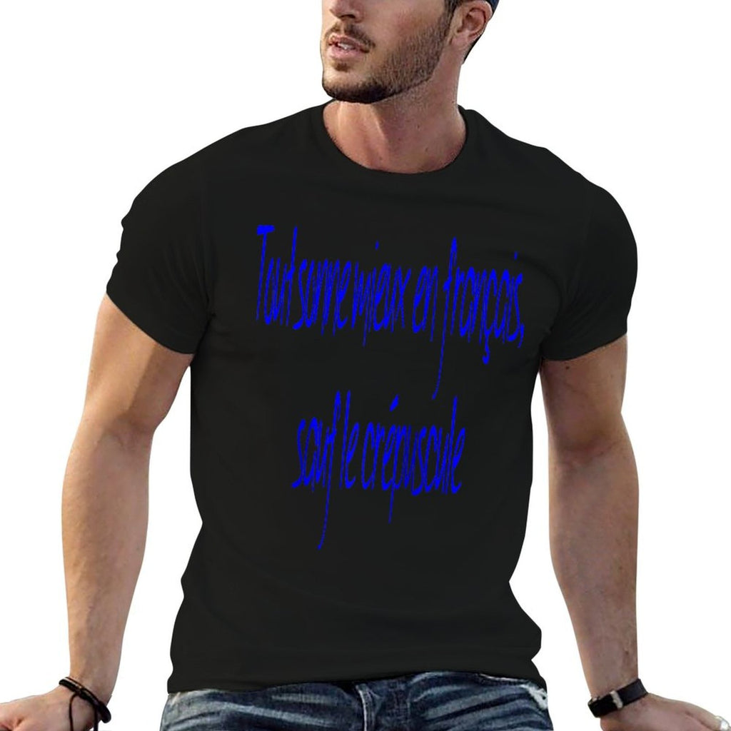 Everything Sounds Better In French, Except Twilight. Raglan Baseball  Cotton T-Shirt